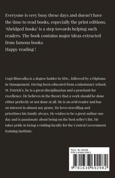 Abridged Books : Major ideas from famous books