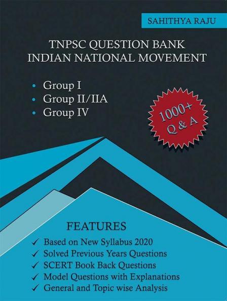 Tnpsc Question Bank : Indian National Movement