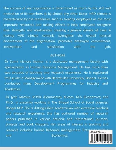 HUMAN RESOURCE DEVELOPMENT (HRD) CLIMATE : A REVIEW