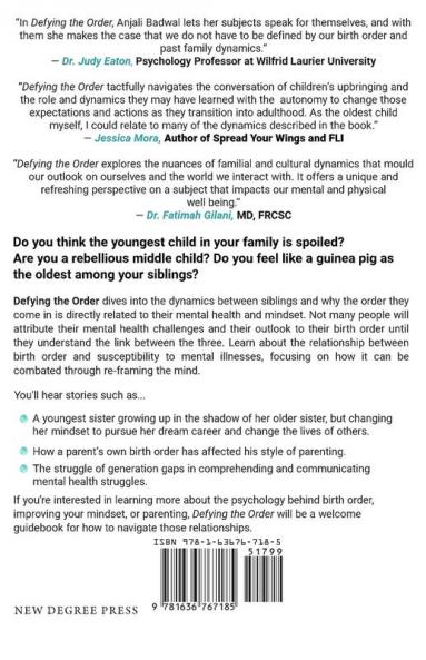 Defying the Order: Understanding Birth Order and Mindset to Improve Mental Health