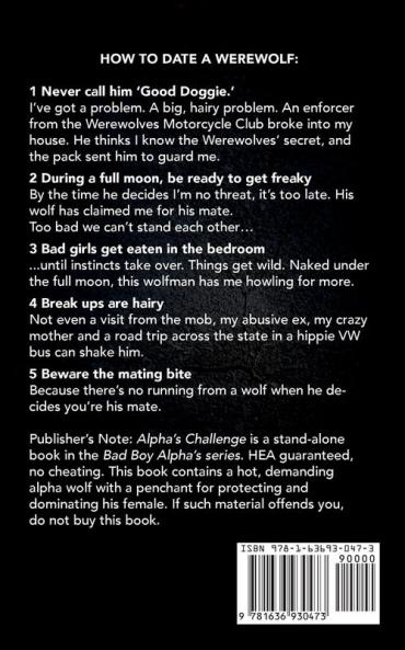 Alpha's Challenge: An MC Werewolf Romance: 4 (Bad Boy Alphas)
