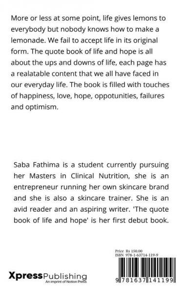The Quote Book Of Life And Hope