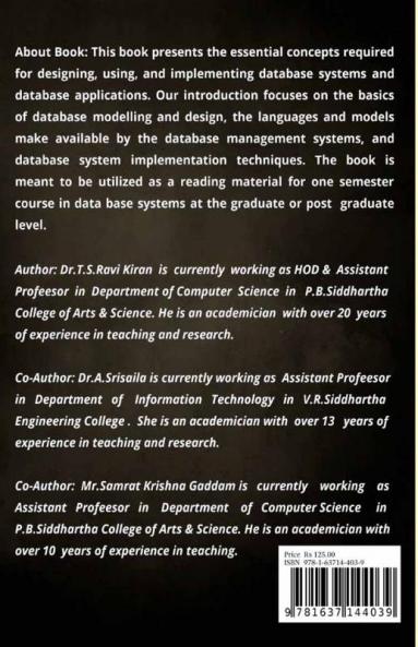 Essentials of Database Management System