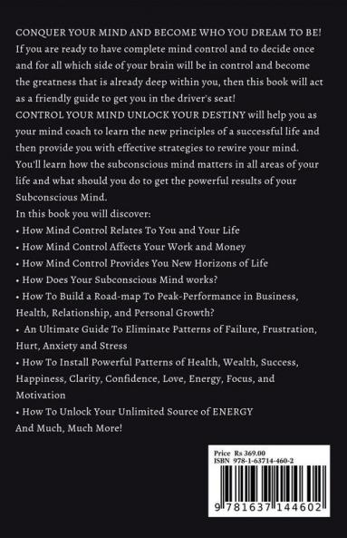 Control Your Mind Unlock Your Destiny