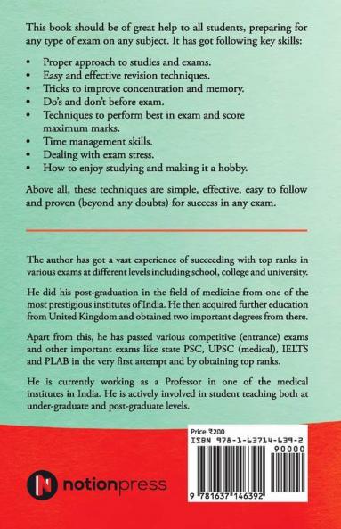 Secrets Of Scoring More Marks And Passing Any Exam Easily: Techniques To Improve (Learning Memory And Attempting Exams)