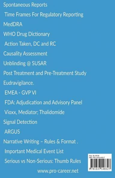 Pharmacovigilance: Principles & Practice: Principles And Practice