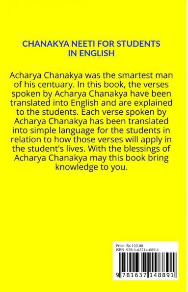 Chanakya Neeti For Students In English