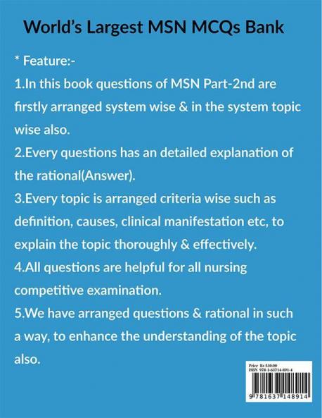 INNOVATUS Medical Surgical Part-2nd MSN MCQs Bank : Nursing Competitive Review
