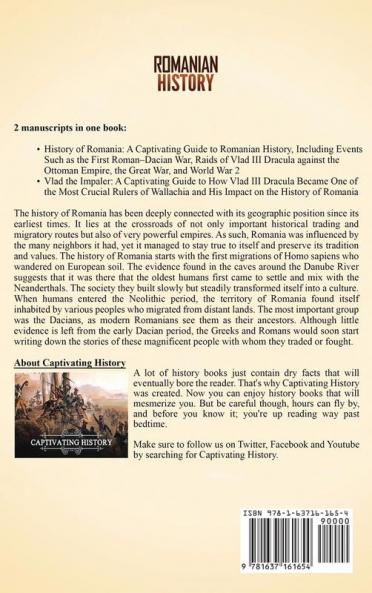 Romanian History: A Captivating Guide to the History of Romania and Vlad the Impaler