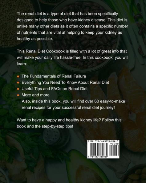 The Renal Diet Cookbook for Beginners