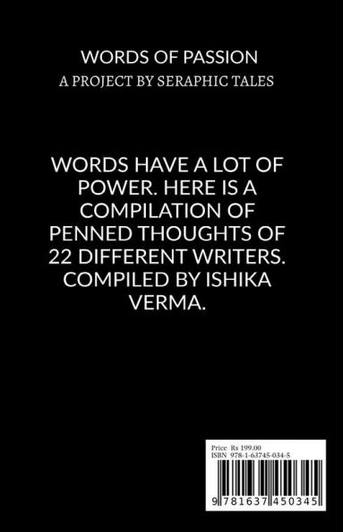 WORDS OF PASSION