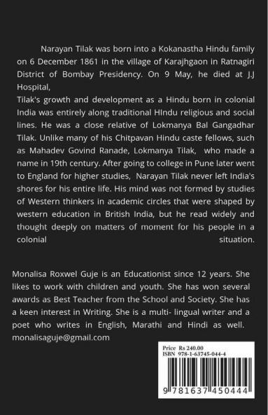 Rev. Narayan Vaman Tilak: The Christian Marathi Poet
