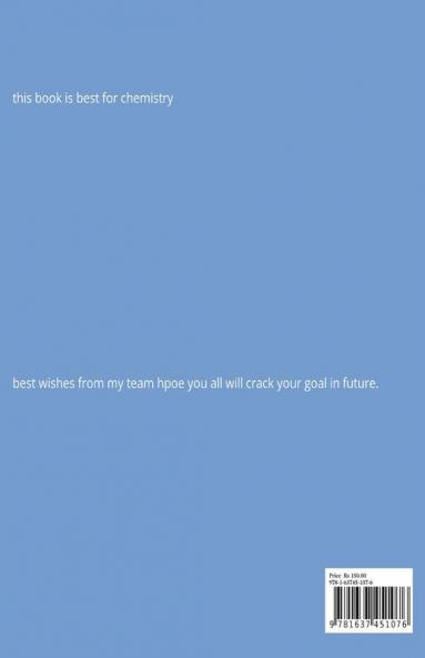 Physical Chemistry : Physical Chemistry