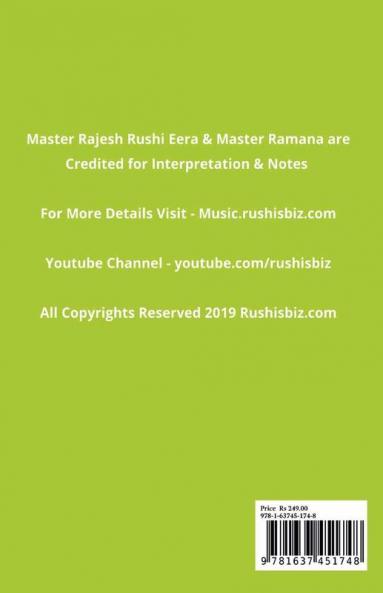 Best 51 Hindi Songs (Ver 1.0) – Part 4 - Western (ABCD) Format: RUSHISBIZ PIANO NOTES - (Video Links+Notes+Scales+Index) - MEDIUM SIZE (6X9 BOOK)