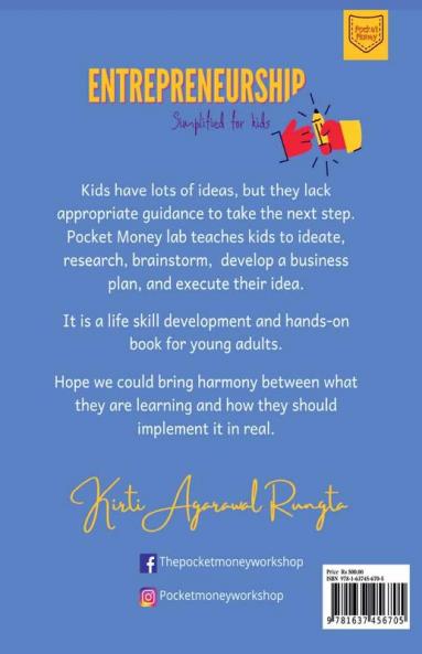 The Pocket Money Lab : Entrepreneurship simplified for kids