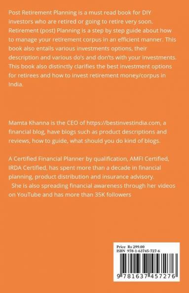 Retirement ( Post ) Planning: How To Invest Retirement Money In India