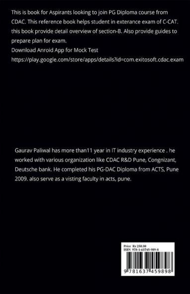 C-Cat Guide Section B Cdac C-Cat Exam Guide