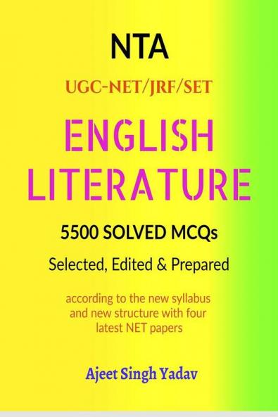 English Literature  5500 Solved MCQs : Selected Edited&amp; Prepared