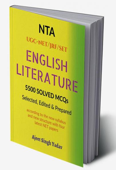 English Literature  5500 Solved MCQs : Selected Edited&amp; Prepared