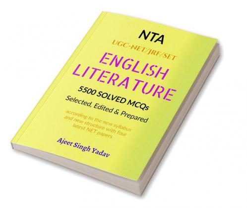 English Literature  5500 Solved MCQs : Selected Edited&amp; Prepared