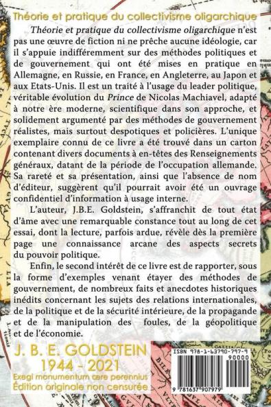 Théorie et pratique du collectivisme oligarchique