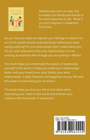 What If You Don'T Express: Get Better At Expressing Yourself