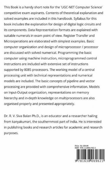 A Handbook On Computer System Architecture: As Per The Syllabus Of Ugc-Net