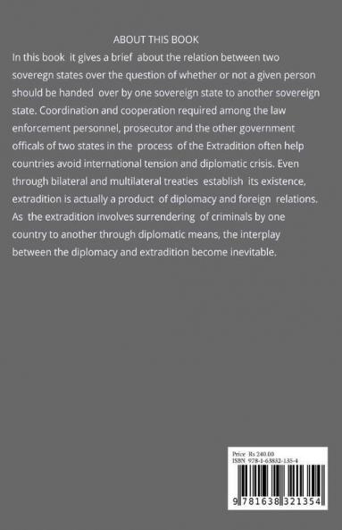 Law Relating To The Extradition : An Analatical Study In The Special Reference To India