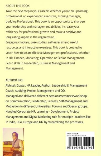 YATL - You are the Leader : A complete guide and workbook for Leadership and Management Competency Development