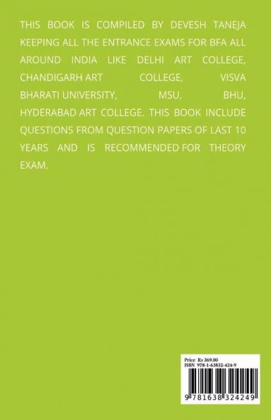 BFA Entrance Exam Guide