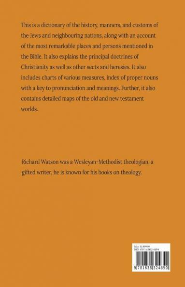 A Biblical And Theological Dictionary Volume I: A-I : With Illustrated Maps And Charts