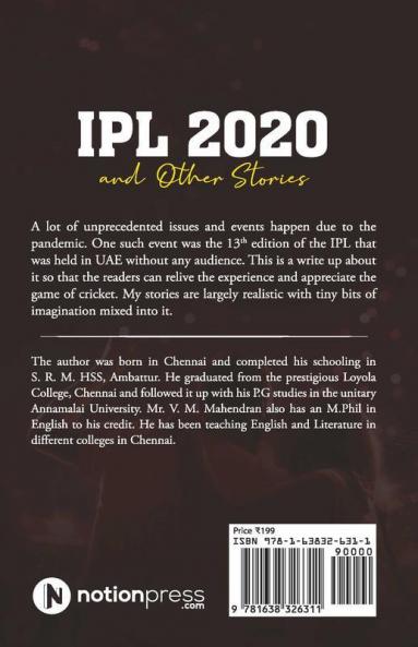 Ipl 2020 And Other Stories