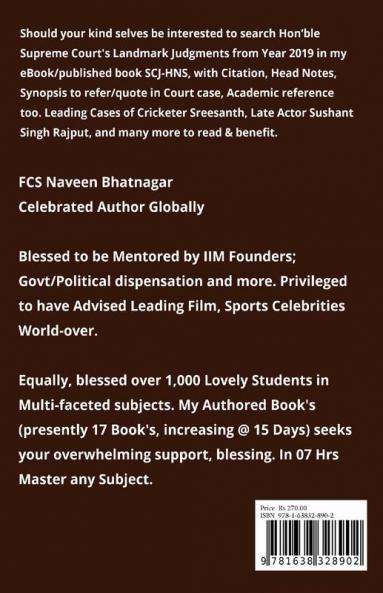 SCJ-HNS : Hon'ble Supreme Court of India