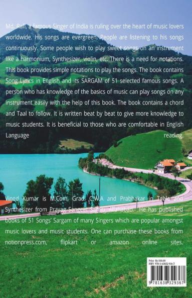 Md Rafi 51 Songs' Sargam Part-4: Songs' Lyrics In English And Notations Is Srgm