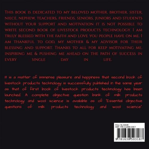 Essential Objective Questions Of Abattoir Practices And Meat Science: Livestock Products Technology