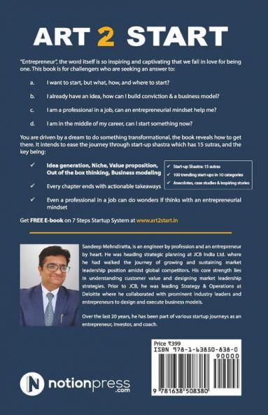 Art 2 Start: Startup Shastra
