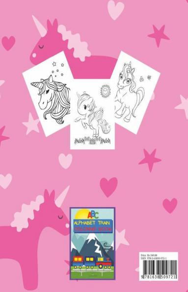 Unicorns Coloring Book For Girls: Cute And Full Of Fun Images With Sweet Magical Unicorns And Rainbows | Suitable For Preschool Kids Ages 4-8 8-12
