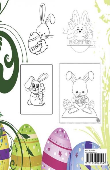 Easter Coloring Book for Kids : Easter Coloring Book for Kids Ages 2-5
