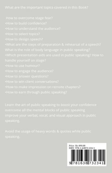 Public Speaking : Speak Effectively In Public