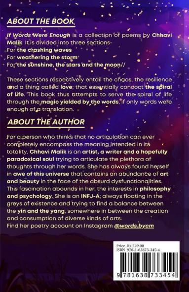 If Words Were Enough: A Book Of Poems