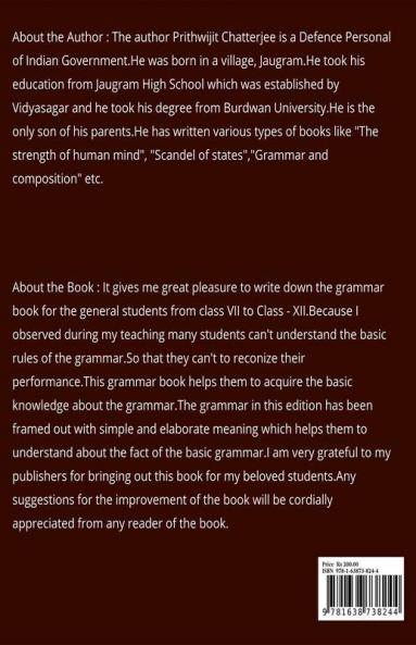 English Grammar Class Vii To Class - Xii