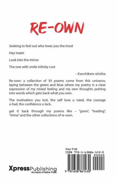 Re-Own: A Poetry Book
