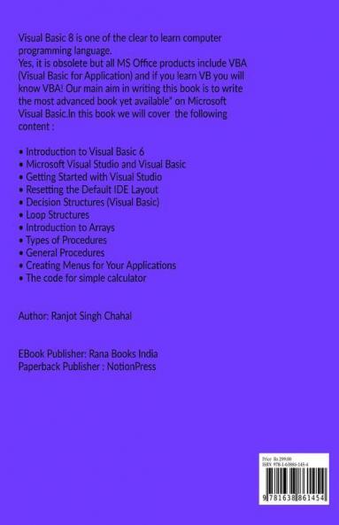 Progressive Visual Basic 6 Guide : For BcaMcaB-Teach First Edition 2021