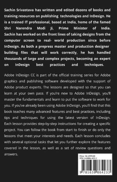 Adobe Acrobat InDesign CC : Step by Step Premium 2021 Color Edition