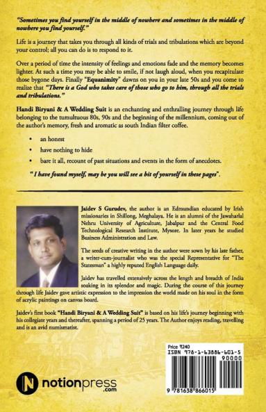 Handi Biryani & A Wedding Suit