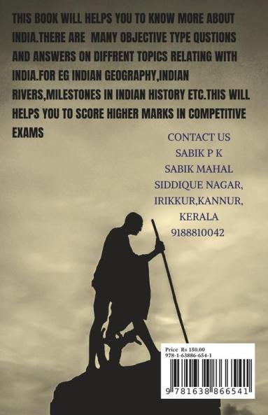 TO INDIA : 300 OBJECTIVE TYPE QUSTIONS AND ANSWERS