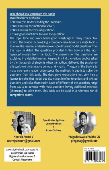 Aptitudeb2A Basics To Advanced - Time And Work : For Upsc Ssc Ibps Sbi Exam Railways Gate Gmat Gre Mat Xat Campus Placements Etc.