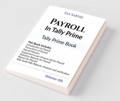 Payroll In Tally Prime | Tally Prime Book | Volume 4Th