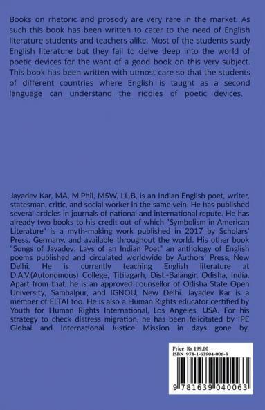 Handbook Of Poetic Devices: Elements Of Rhetoric & Prosody: Elements Of Rhetoric And Prosody