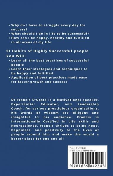 51 Habits Of Highly Successful People: Ultimate Recipe Of Success & Higher Growth: Ultimate Recipe Of Success And Higher Growth